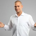 weißes Oberhemd, weißes Herrenhemd, weißes Businesshemd Immer fein raus - mit einem weißen Businesshemd