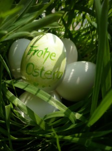 Ostern, Ostereier, Ostereiersuche AL BERT KREUZ wünscht allen Kunden und Lesern „Frohe Ostern" ©sigrid rossmann, pixelio