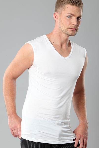 Herren Unterhemd Tanktop ohne Arm Stuttgart light