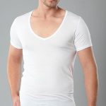 Herren-Unterhemd tiefer V-Ausschnitt Stuttgart light Deep-V-Neck Herren Unterhemd Micromodal light