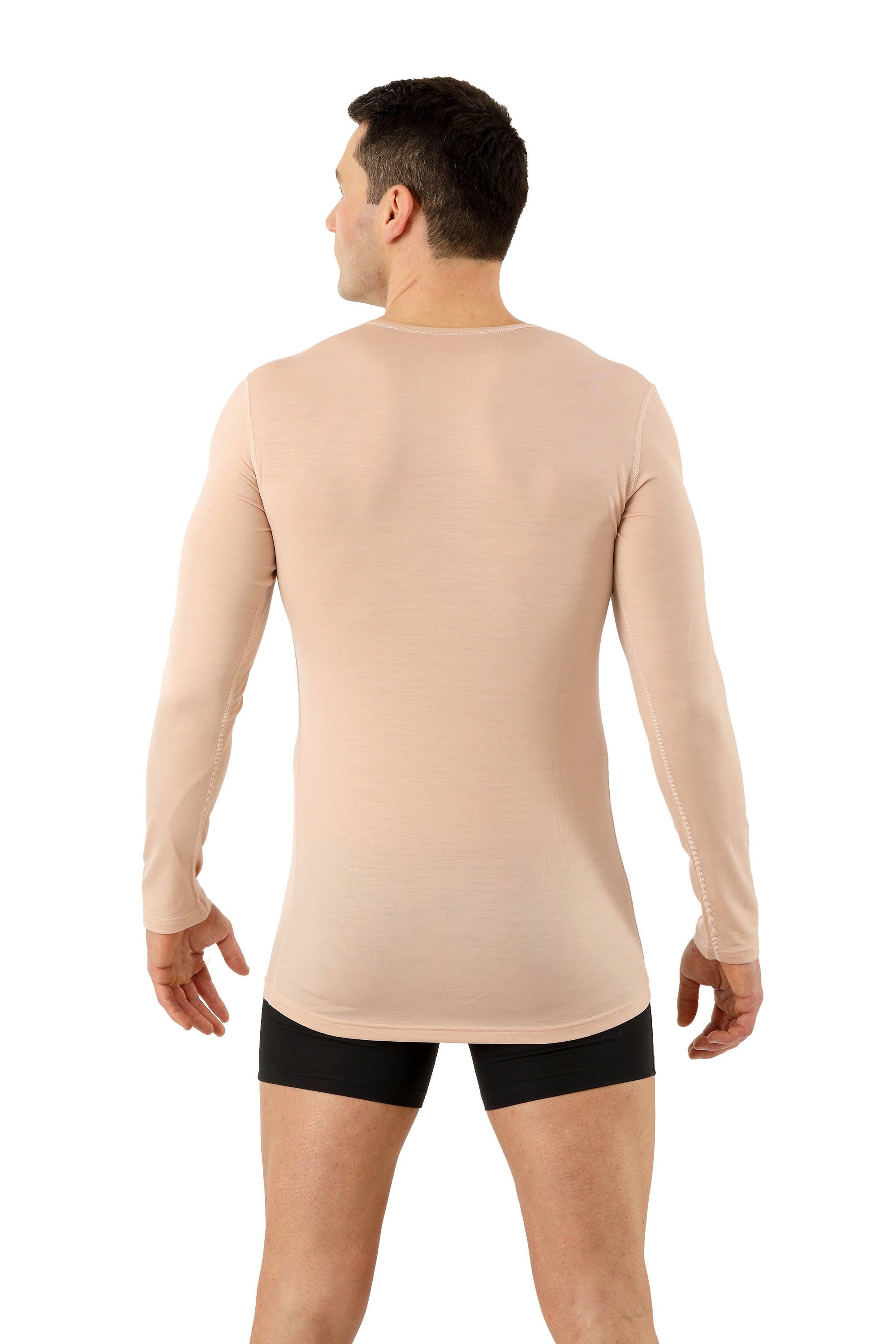Funktionsunterhemd Langarm Merinowolle-TENCEL™ Lyocell Hautfarbe