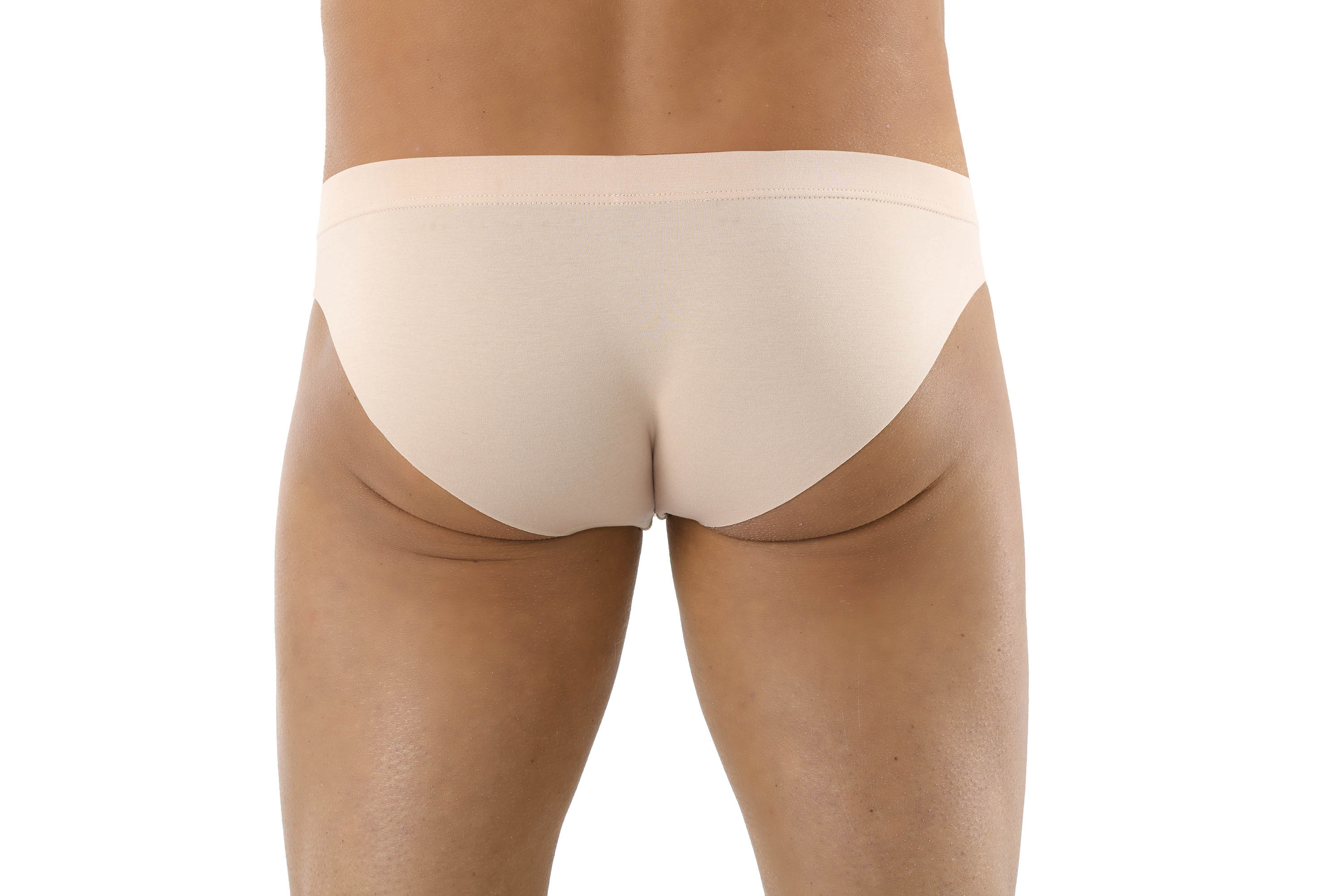 2-Pack Herren Slips unsichtbar Lasercut ohne Saum Clean Cut Baumwolle Elastan