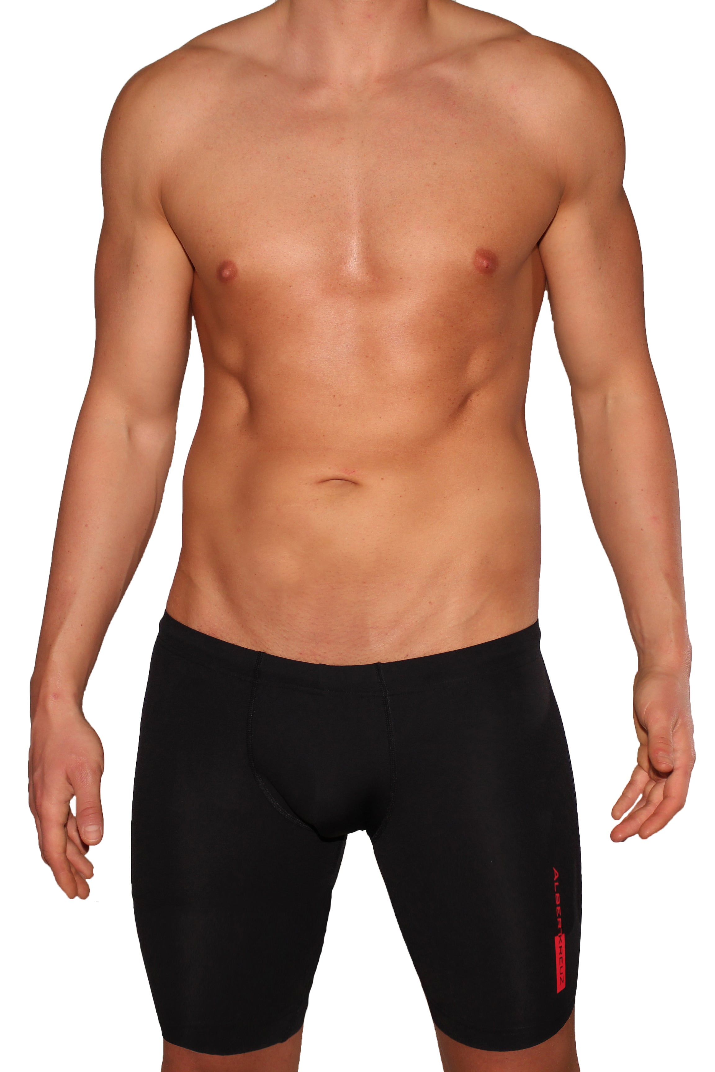 Herren Jammer Badehose lang Schwarz