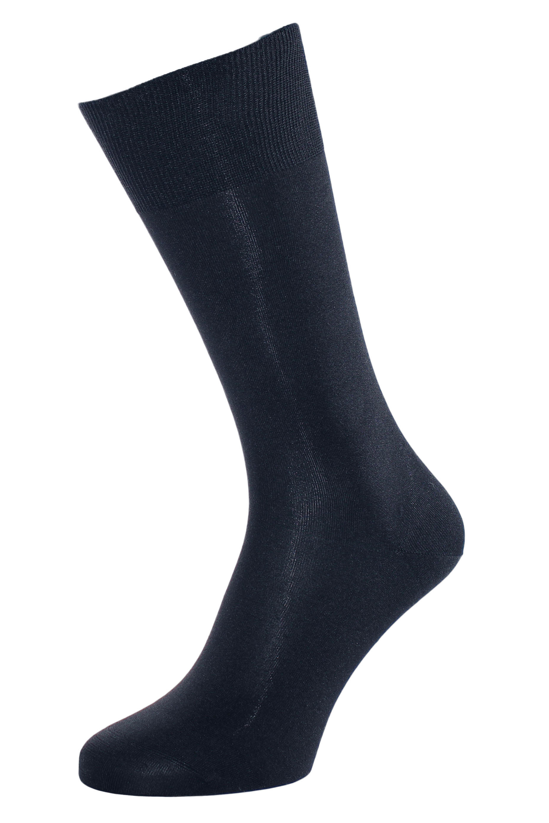 "Die Elegante aus Seide" - Socken Marine
