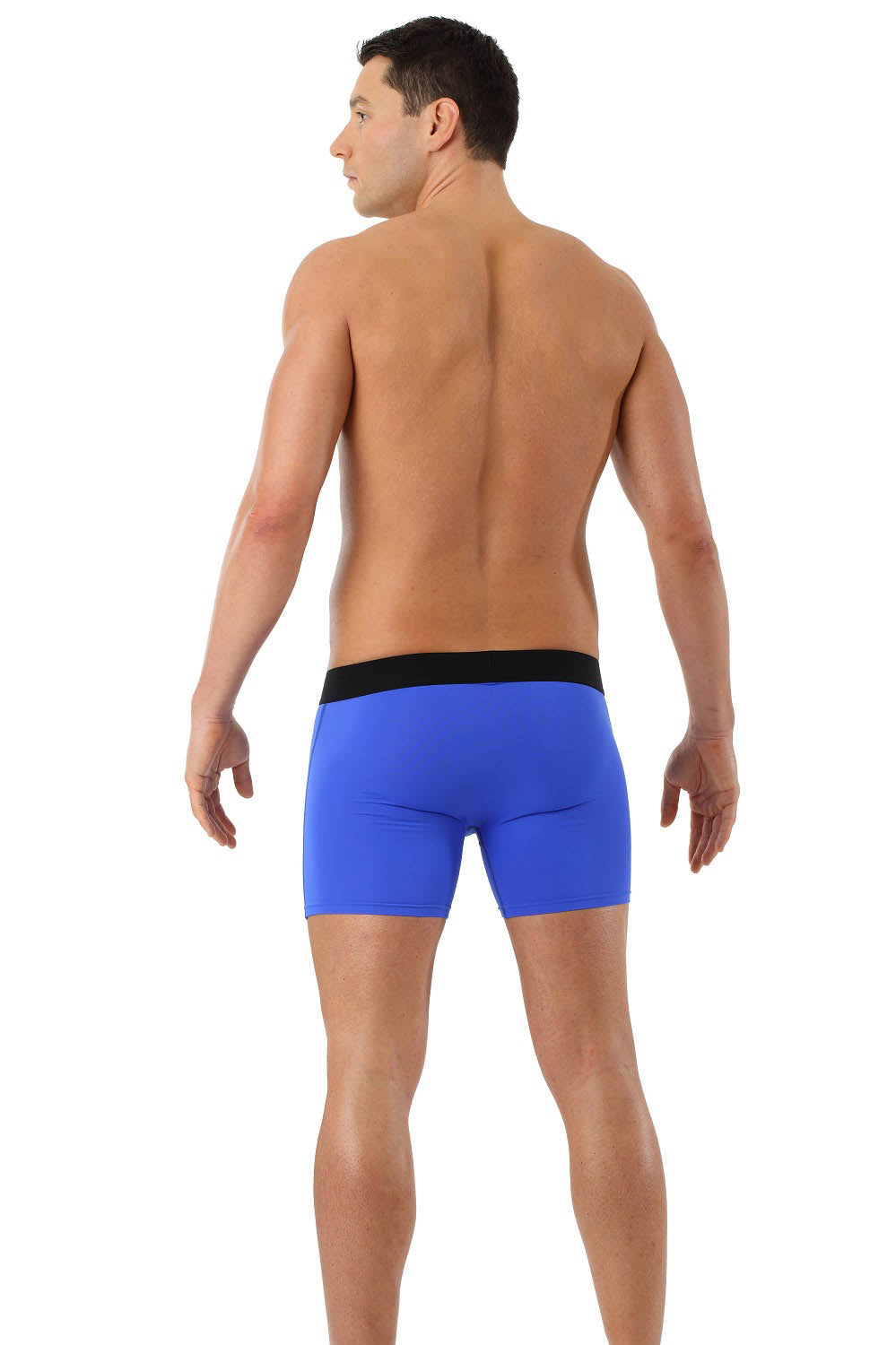 Retro Shorts Boxershorts Microfaser Royalblau