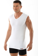 Business Unterhemd Stretch-Baumwolle ohne Arm