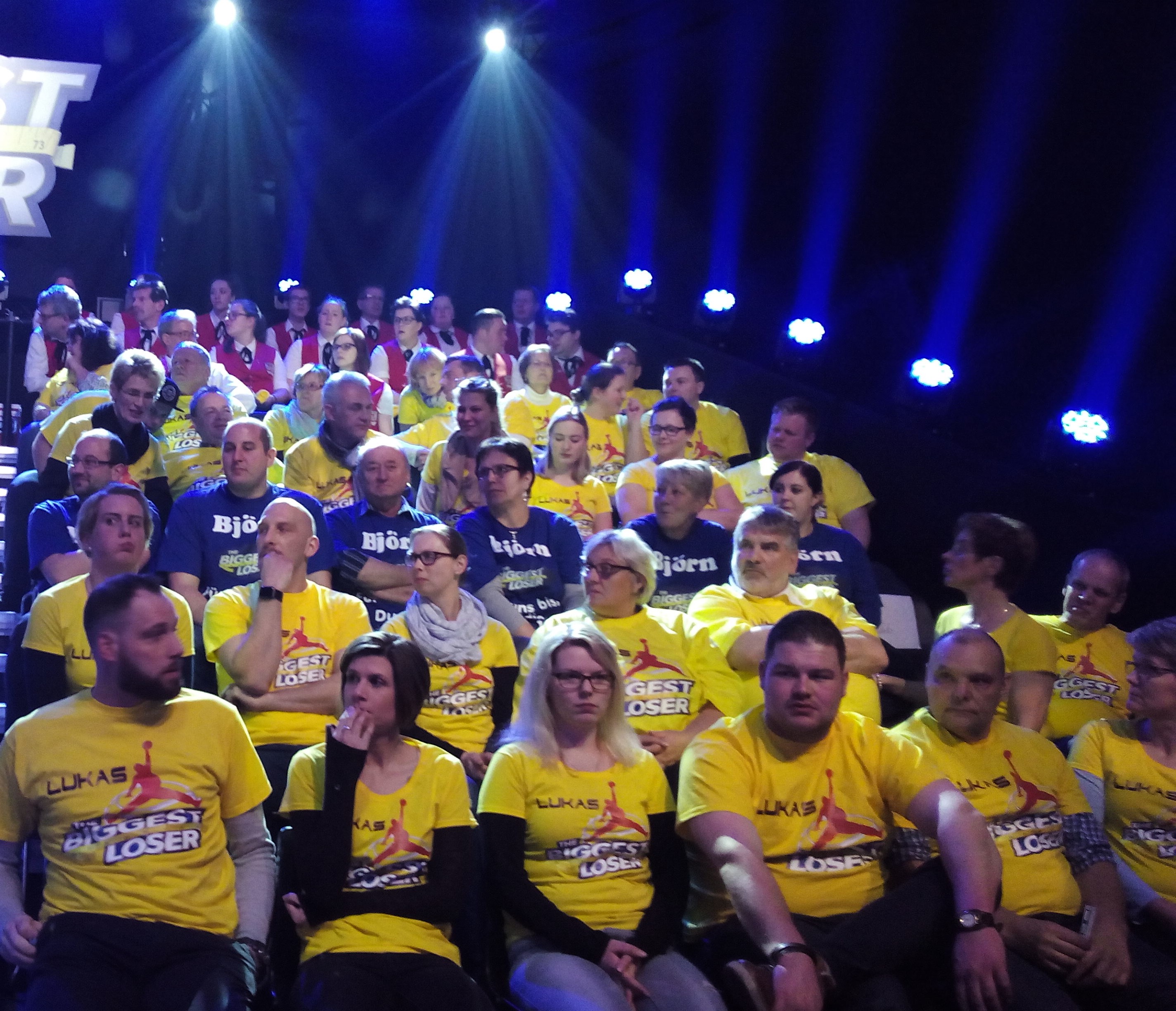 Im Studio - Fans und Familie von Lukas und Björn
