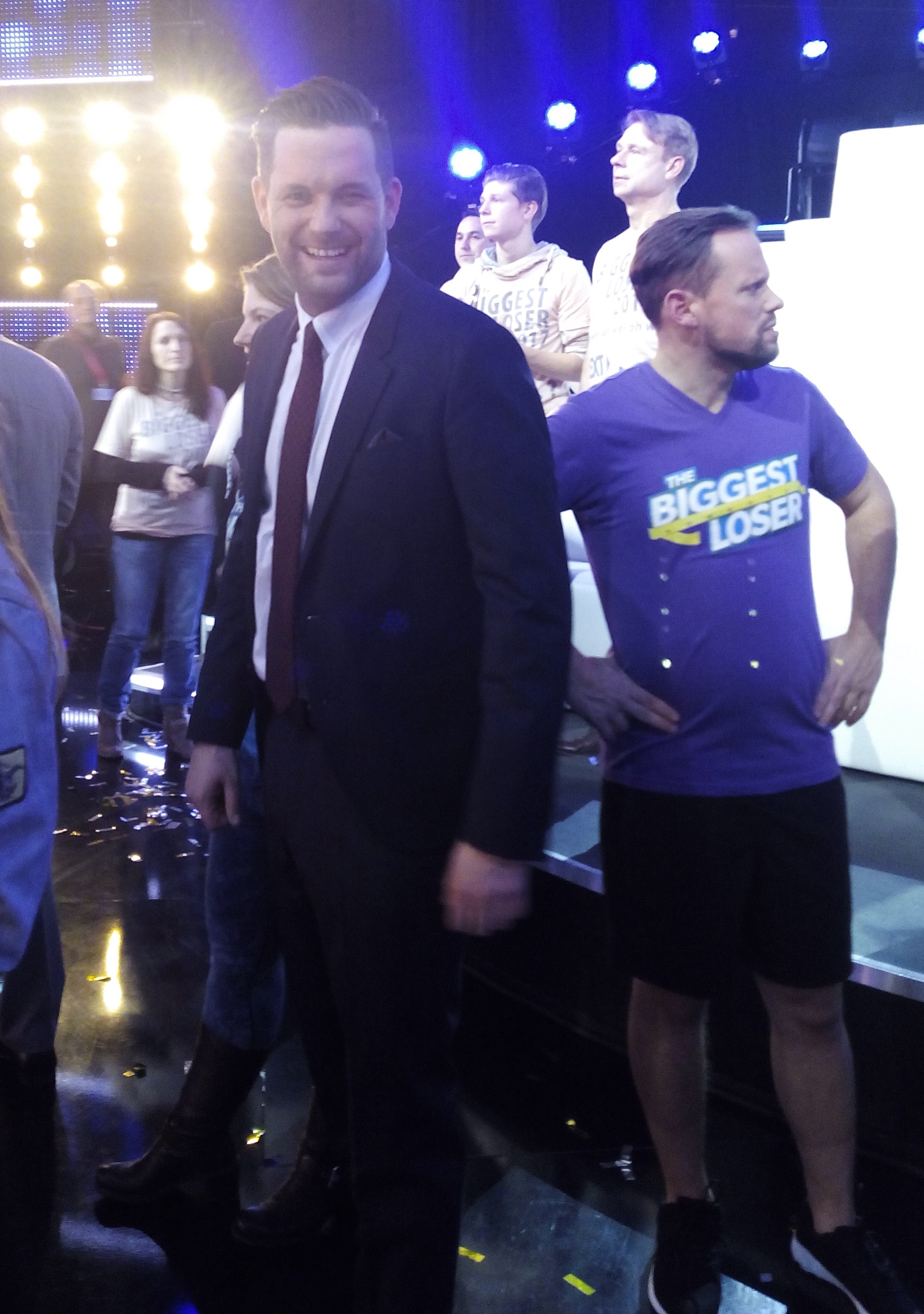 Matthias Killing und David - nach dem Finale