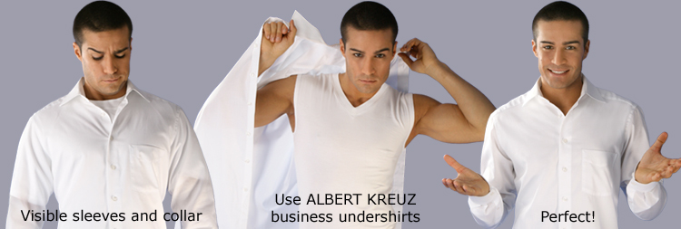 ALBERT KREUZ Camiseta Interior Invisible Color Carne/Piel/Beis de Manga  Larga con Cuello de Pico y de algodón elástico 04/S: : Moda