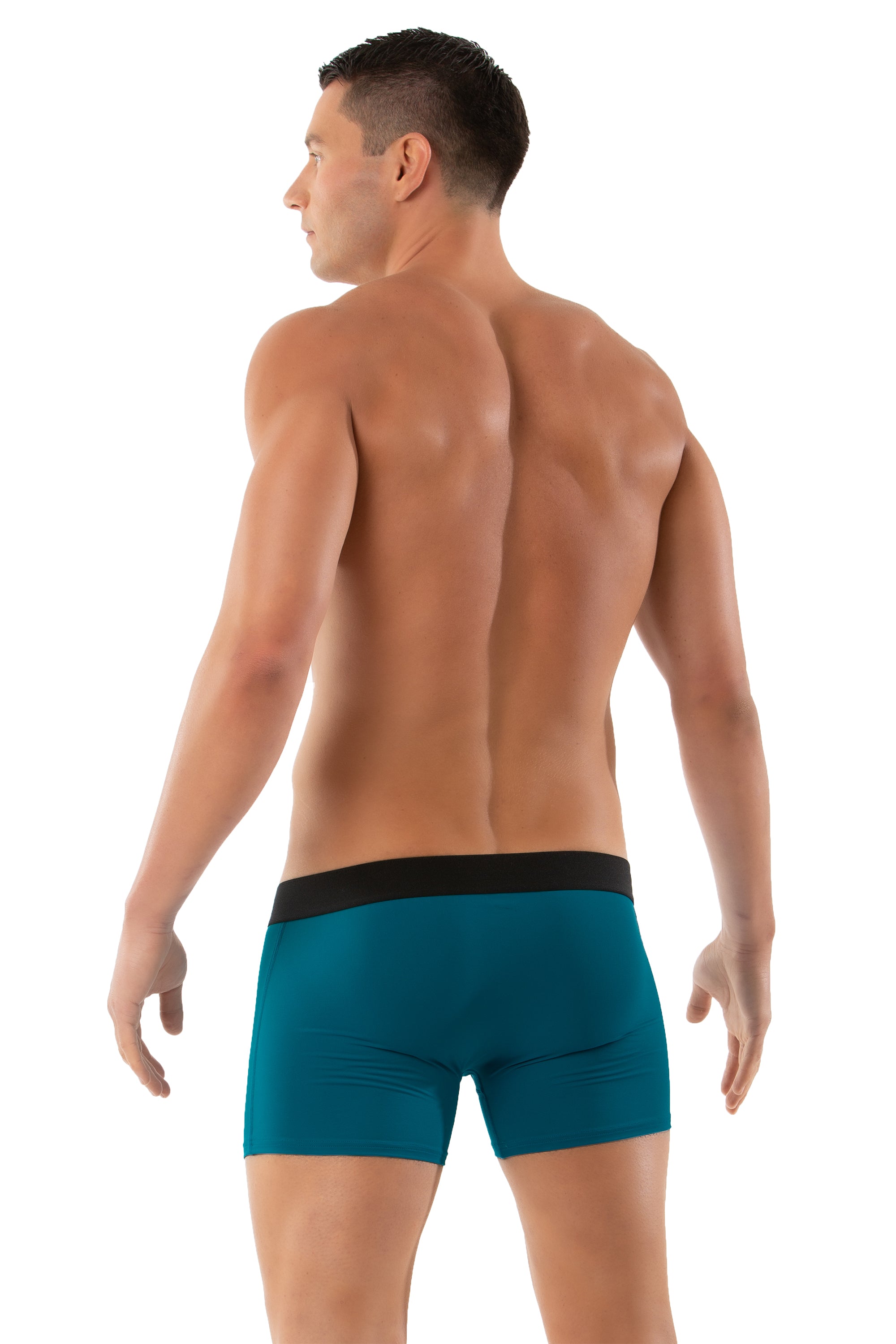 Retro Shorts Boxershorts Mikrofaser Petrol