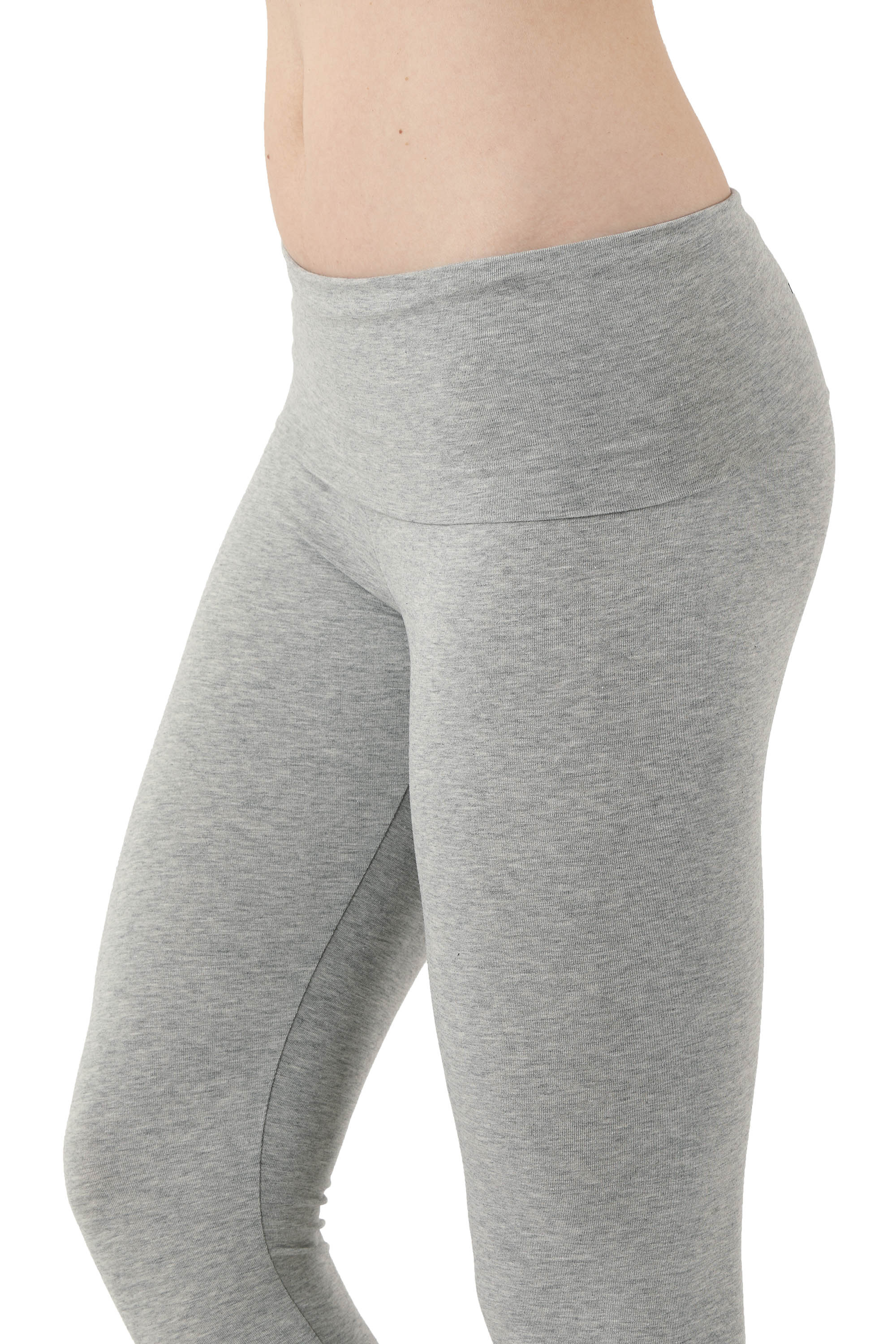 Yoga Leggings Bio-Stretchbaumwolle grau