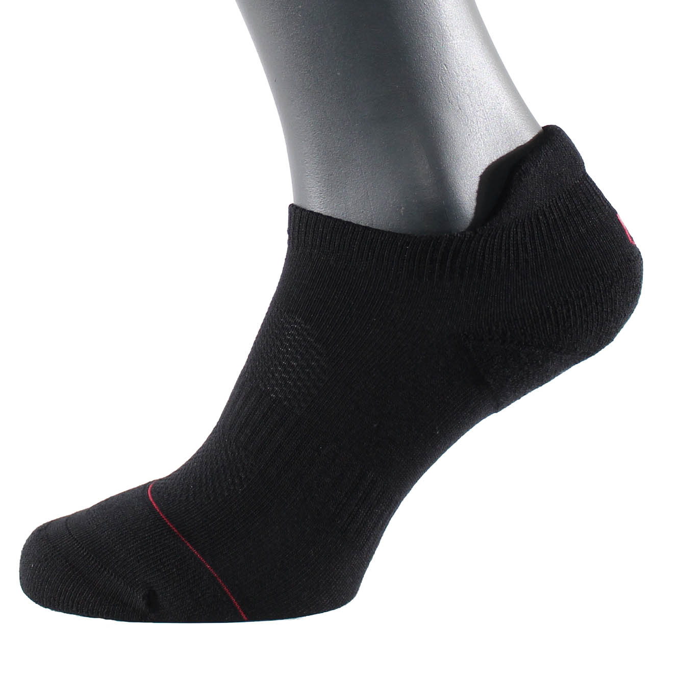 Sneaker Socken Herren Füßlinge Schwarz
