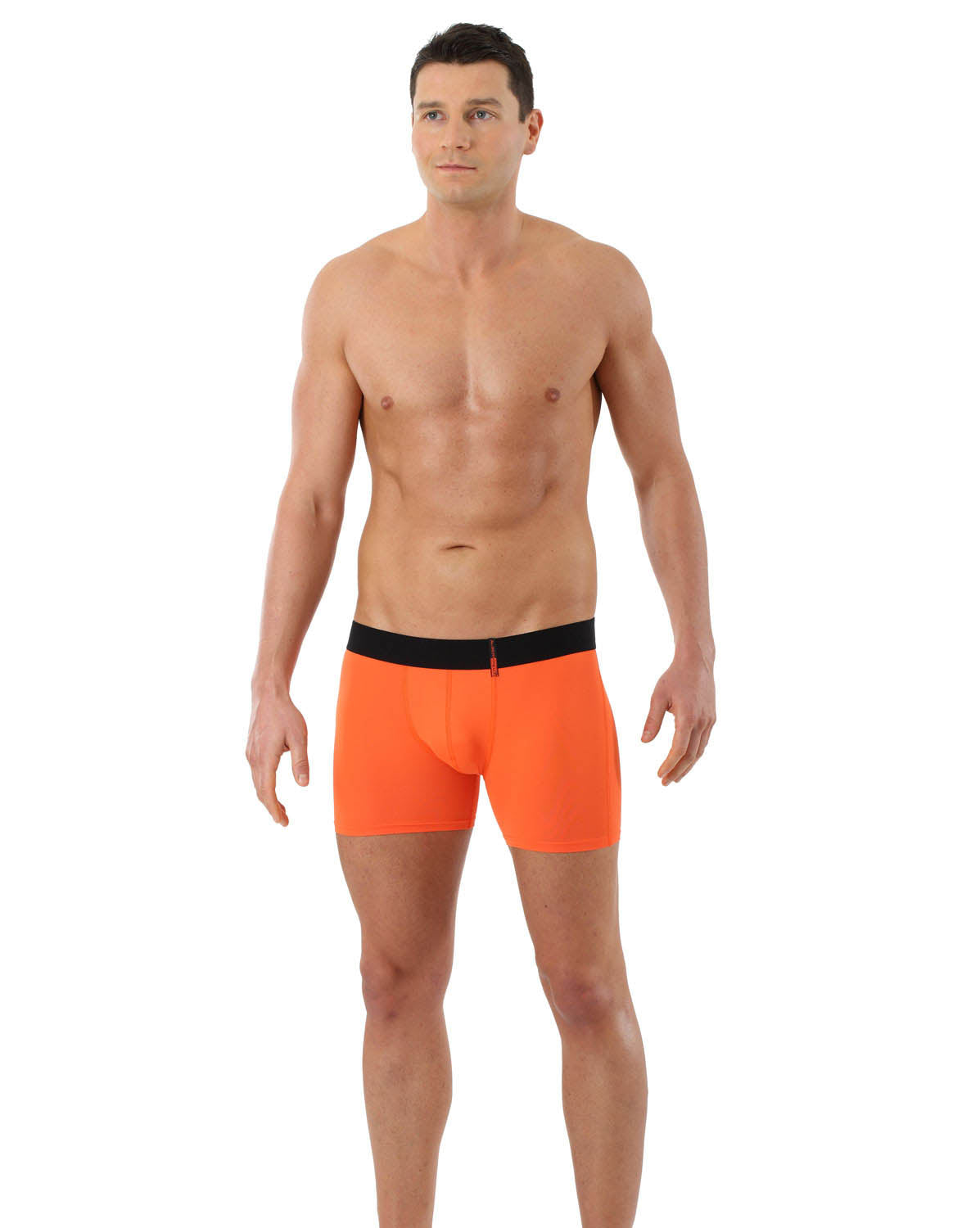Retro Shorts Boxershorts Mikrofaser Orange
