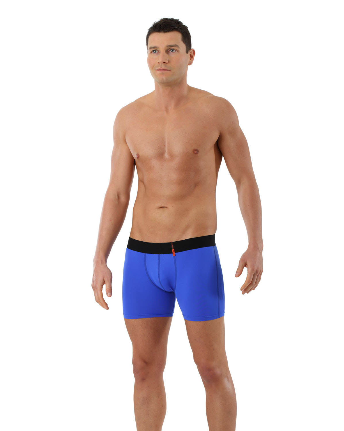 Retro Shorts Boxershorts Microfaser Royalblau