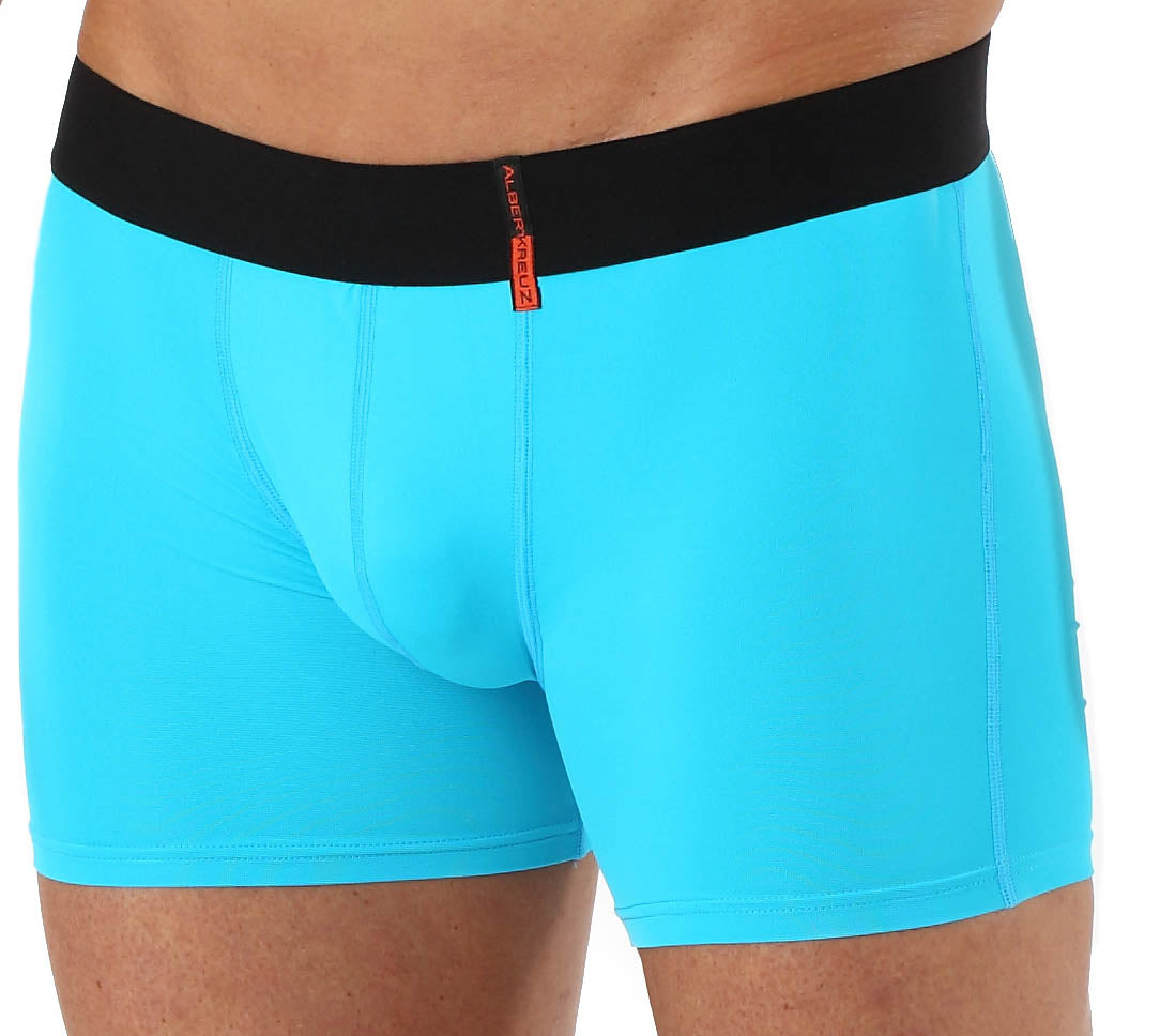 Retro Shorts Boxershorts Mikrofaser Tuerkis