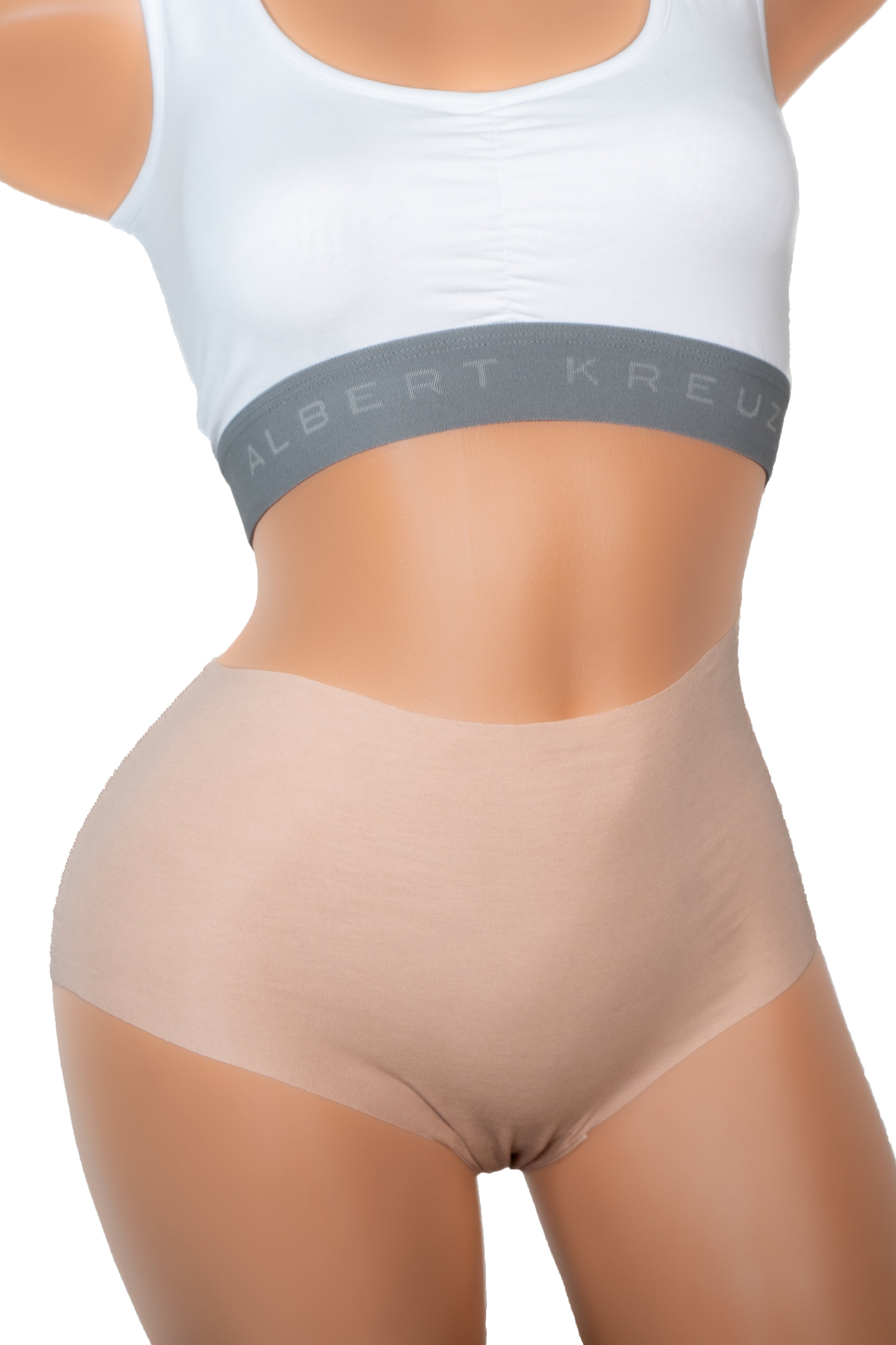 3er Pack Damen Taillenslip unsichtbar Lasercut ohne Saum Clean Cut Baumwolle Elastan