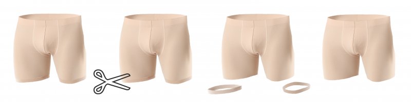 ALBERT KREUZ Clean Cut Retroshorts ohne Ränder seamless