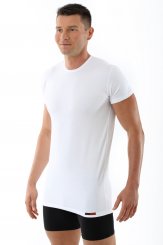 Unterhemd/Shirt Stretch Baumwolle Halbarm Hamburg weiß 