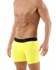 Retro Shorts Boxershorts Mikrofaser Gelb 