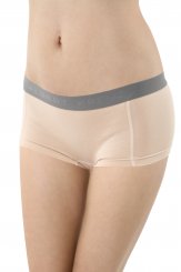Damen Panty Boxershorts Stretch-Baumwolle Hautfarbe 