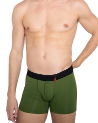 Retro Shorts Boxershorts Mikrofaser Dunkeloliv 