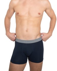 Herren Retroshorts antibakteriell Baumwolle Elastan marine 