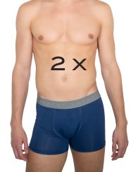 2-Pack Retroshorts Micromodal Seacell blau 