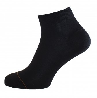 Damen Sneaker Socken Baumwolle mit Cashmere Innenseite Schwarz 