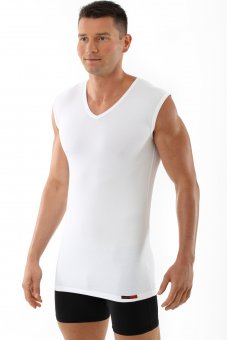 Unterhemd Stretch-Baumwolle V-Ausschnitt ohne Arm Hamburg 