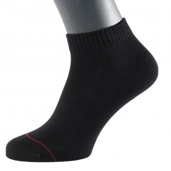 Sneaker Socken Herren Schwarz 42-44