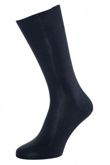 "Die Elegante aus Seide" - Socken Marine 45-47