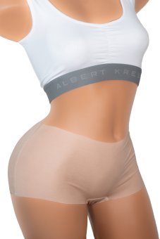 3er Pack Damen Panty Shorts unsichtbar Lasercut nahtlos Clean Cut Baumwolle Elastan 