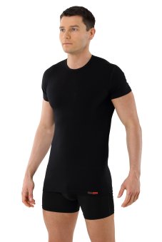 Herren Kurzarm-Unterhemd Bio-Baumwolle – leicht & atmungsaktiv 