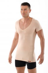 Unsichtbares Unterhemd atmungsaktiv Deep-V-Neck MicroModal Stuttgart Light 