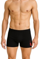 Herren Badehose Schwarz 