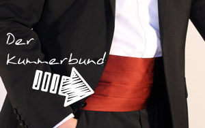 Kummerbund aus Seide