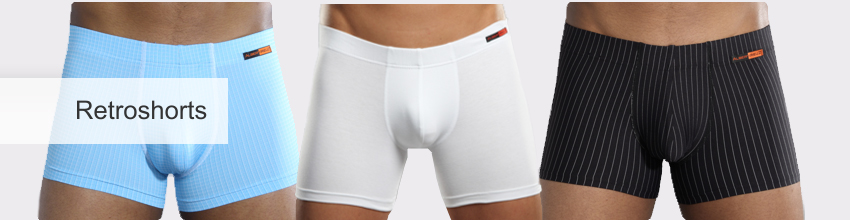 Underwear men im Sport: Retro shorts anliegende Boxershorts von ALBERT KREUZ