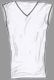 Unterhemd Baumwolle Elastan V-Ausschnitt ohne Arm